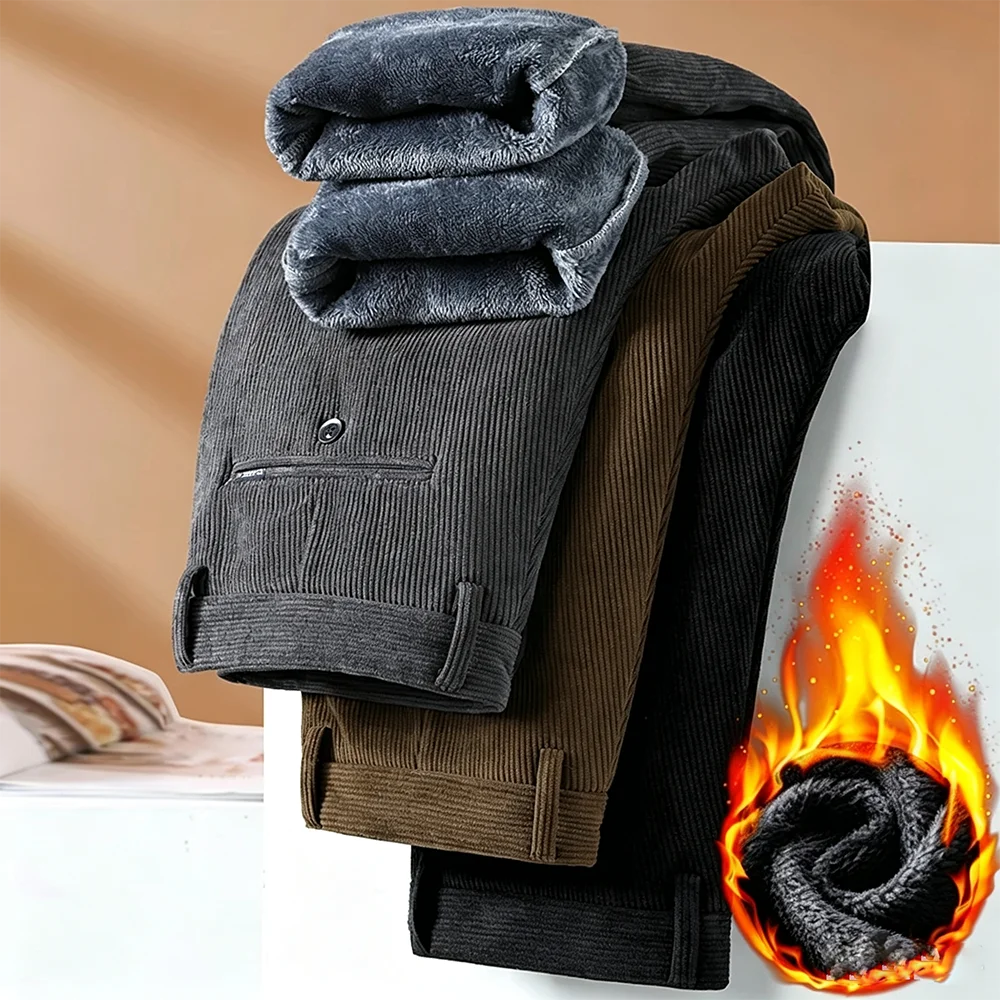 Corduroy Pant Warm - Russische winterbroek voor heren, gemaakt van