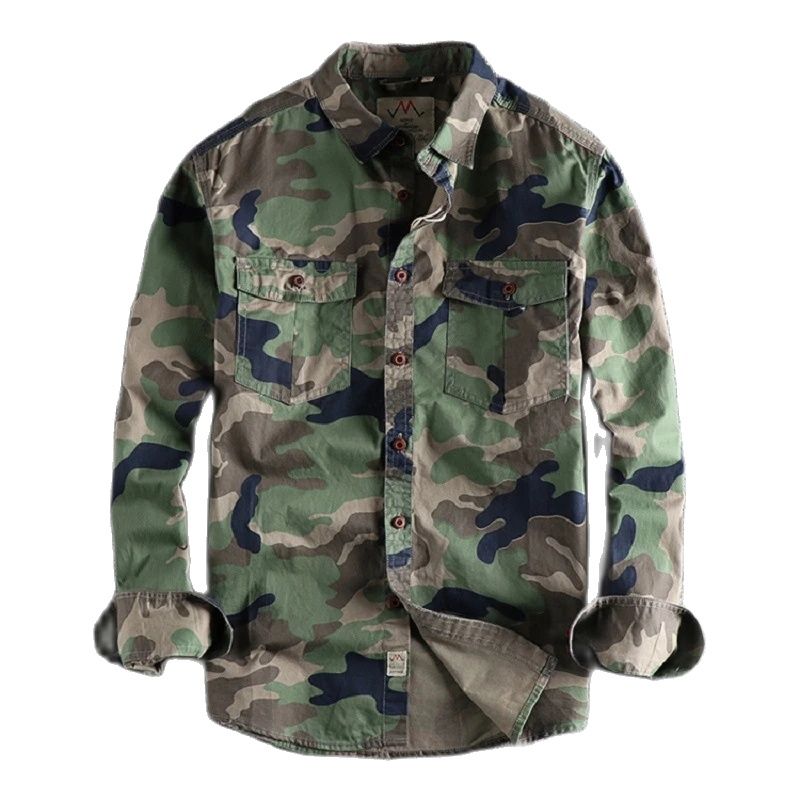 Flannel Shirt Lined - [24 Uur Snelle Verzending] Mannen Camouflage