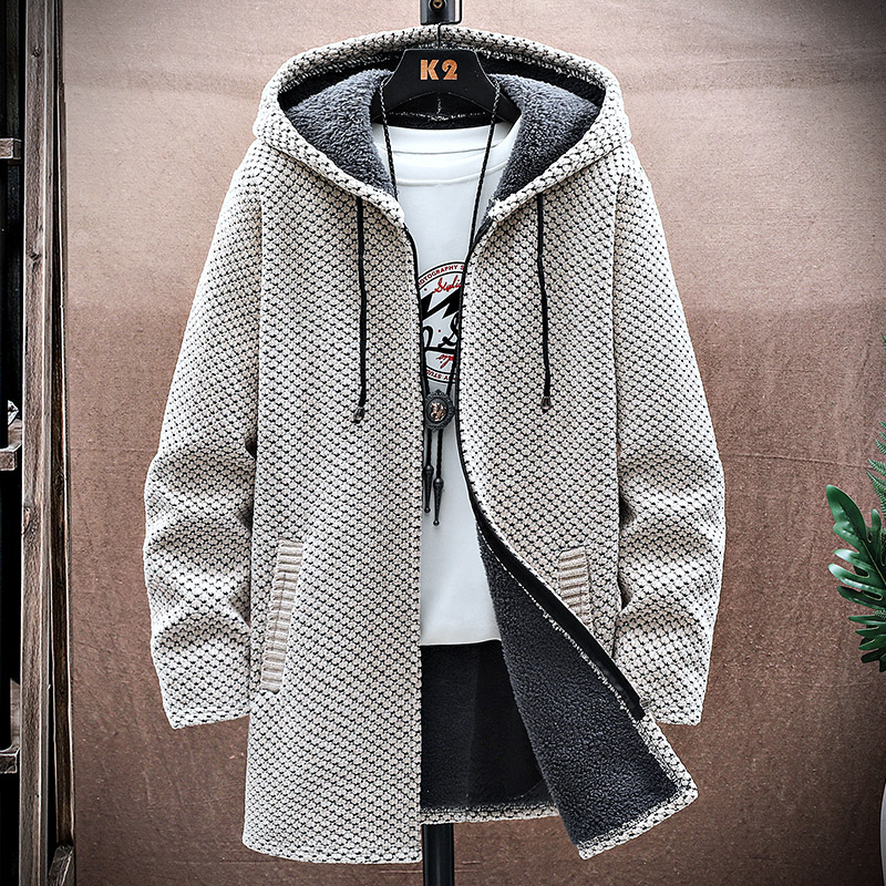 Wool Coat Peacoat - Heren Vest Kasjmier Lange Jas Truien