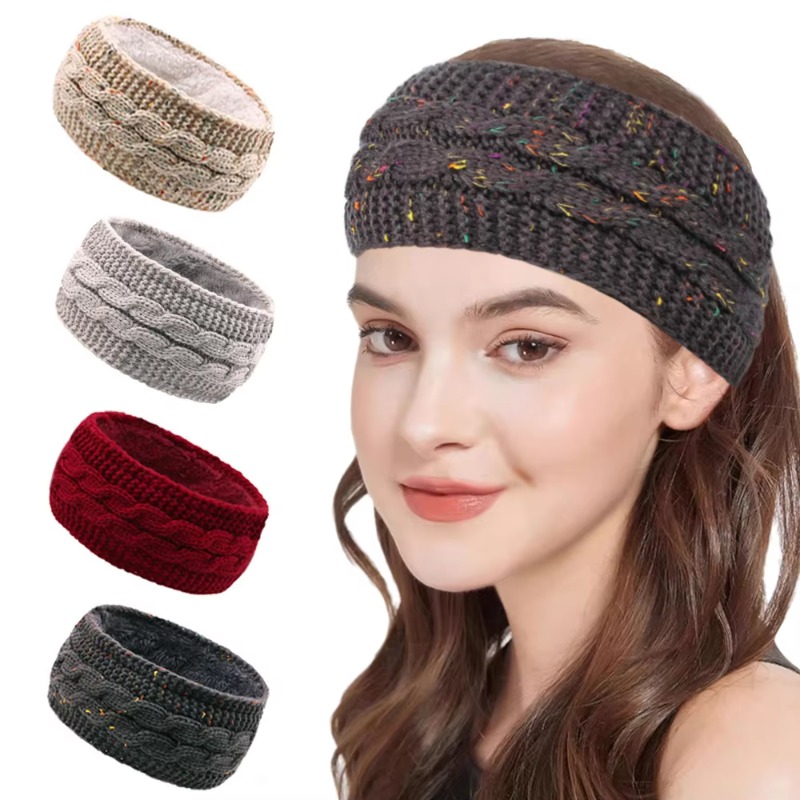 Dames winter dikke gebreide ho - Fleece Ear Warmer Band recensie en prijs