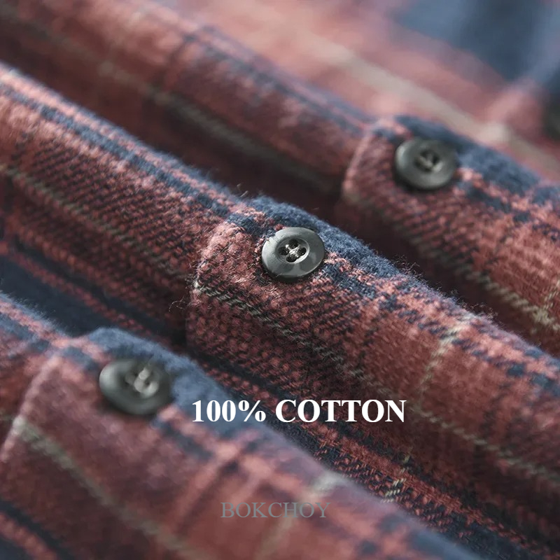 Lente en herfst nieuwe heren 1 - Flannel Shirt Lined recensie en prijs