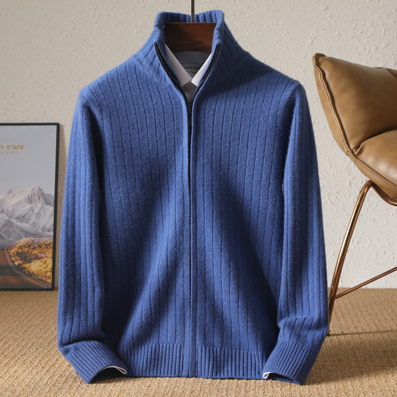 Mannen 100% Merinowol Opstaand - Wool Coat Peacoat recensie en prijs