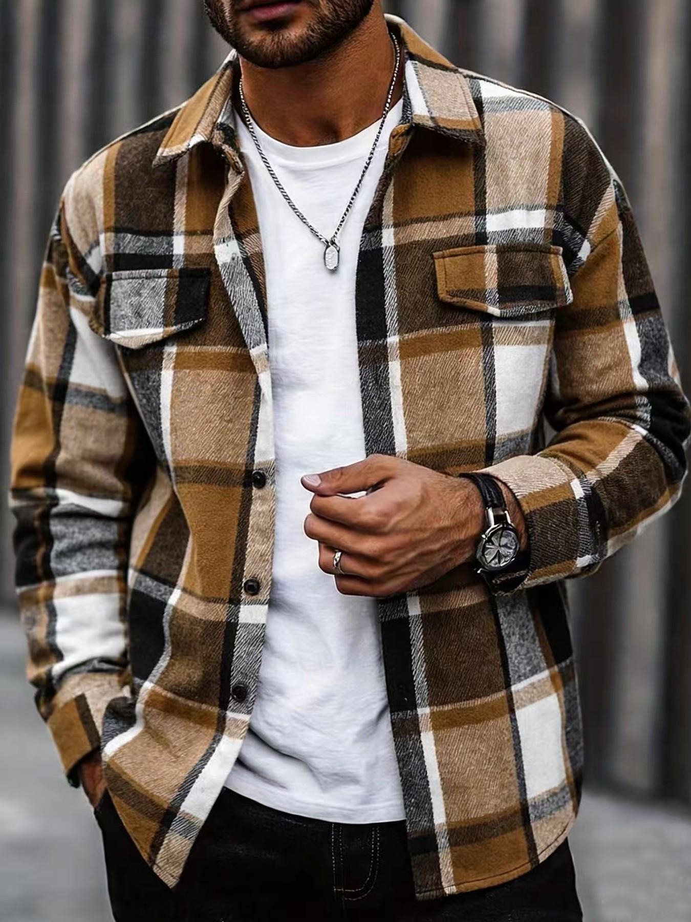 Retro geruite overhemd voor he - Flannel Shirt Lined recensie en prijs