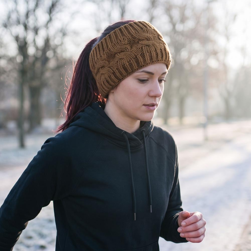 Kunstbont hoofdband voor de wi - Fleece Ear Warmer Band recensie en prijs