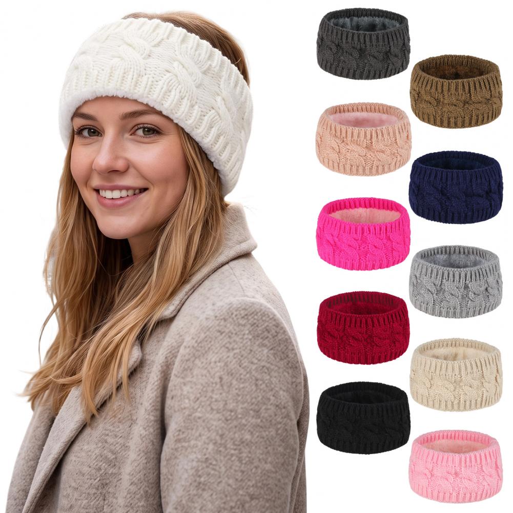 Wintergebreide hoofdband voor  - Fleece Ear Warmer Band recensie en prijs