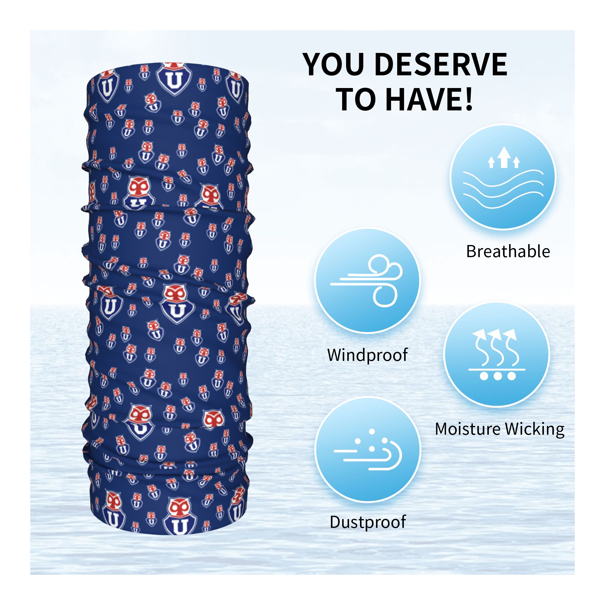 Universiteit van Chili nekbesc - Neck Gaiter Fleece recensie en prijs